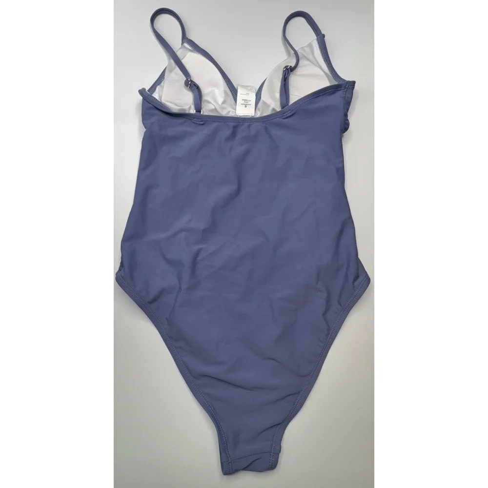 NWOT women's size SMALL one piece swim suit bathing suit. Periwinkle color.